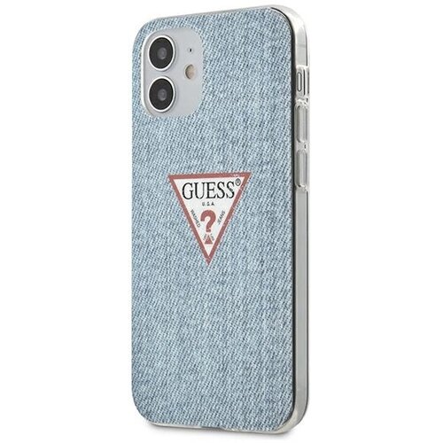 Guess HARDCASE OVITEK ZA TELEFON IPHONE 12 MINI 5,4 INČNI JEANS SVETLO MODRA, (21834454) Cene