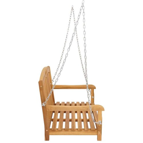  Ljuljačka Prirodna 114 x 61 x 61 5 cm Čvrsto teak drvo - s uzorkom ruže Cijene