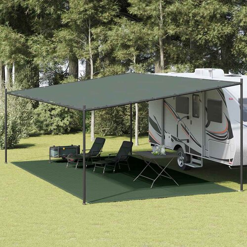  Tepih za &scaron;ator 400 x 700 cm tamnozeleni HDPE Cijene