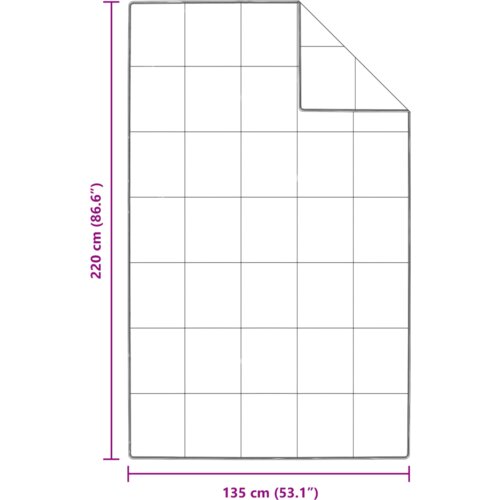vidaXL Zimska posteljnina Bela 135 x 220 cm 105gsm breskov poliester Cene