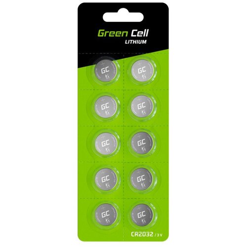 Green cell Blister 10x Lithium Battery CR2032 3V 220mAh Button Cijene