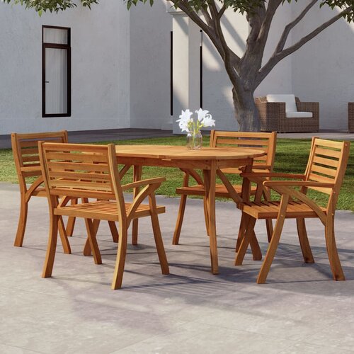 VidaXL Vrtni stol 150x90x75 cm od masivnog bagremovog drva Slike