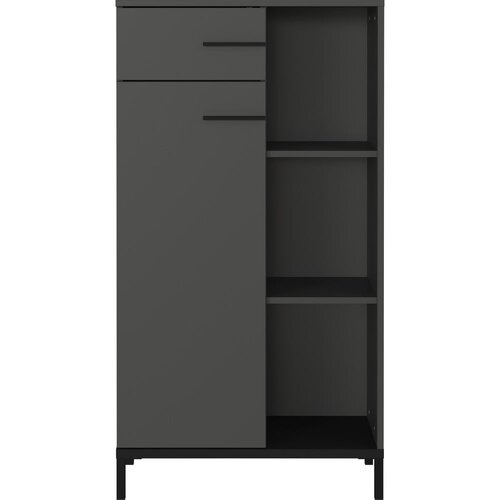 Germania Antracitno siva biblioteka 64x120x34 cm Rovigo – Cijene