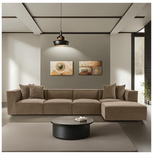 Atelier Del Sofa ugaona garnitura Sora (L1-O1-O1-1R-POUFFE ) Cene
