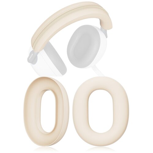 INF Silikonski zaščitni ovitki za slušalke – za SONY INZONE H9/H7/WH-G900N Beige, (5000286811) Cene