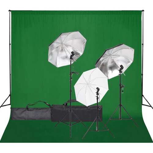  Oprema za fotografski studio sa setom svjetala i pozadinom Slike