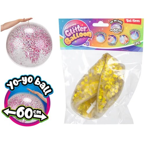 Magic Toys Napihljiva ble&scaron;čeča žoga 60 cm v več različicah Cene