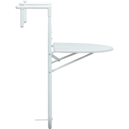  balkonski stol bijeli 60 x 64 x 83,5 cm plastični Slike