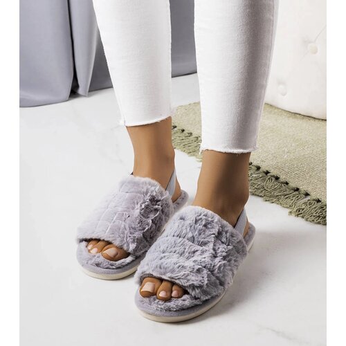 Gemre Grey Slippers Lolita Slike