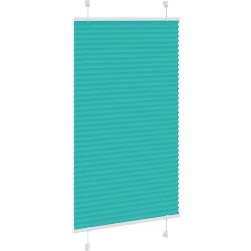  Plisirana zavjesa Petrolej zelena 80x150 cm &amp;Scaron;irina tkanine 79,4 cm Poliester Slike