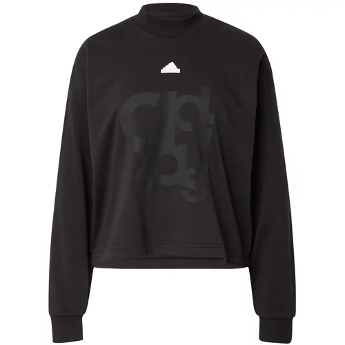 ADIDAS SPORTSWEAR Sportska sweater majica 'Bluv' crna / bijela