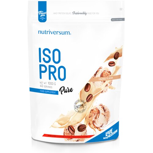 NUTRIVERSUM Iso Pro protein, Tiramisu, 1kg Cene