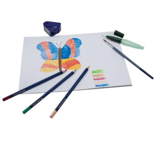  SET ZA BOJANJE U ROLO ETUIU PK12 PLUS 2 GRIP AQUARELLE FABER CASTELL 1142 BLISTER Slike