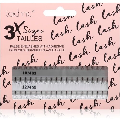 Technic_Cosmetics Individual False Eyelashes umjetne trepavice 60 kom Slike