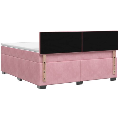  Boxspring krevet s madracem Ružičasta 140 x 200 cm Bar&amp;scaron;un Slike
