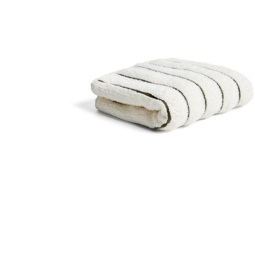 Kave Home Zelena/bež frotirna bombažna brisača 30x50 cm Dorane – Cene