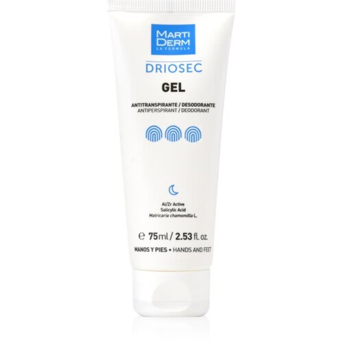 MARTIDERM Driosec Gel Antitranspirante gel za ruke i noge protiv prekomjernog znojenja 75 ml Cijene