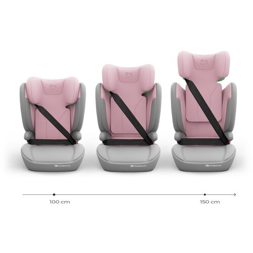 Kinderkraft auto sedi&scaron;te i-spark 2 plus i size pink Cene