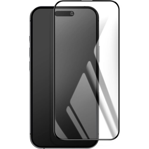 Blue Star Kaljeno steklo za iPhone 16 Trdota 9H Proti praskam Popolnoma lepilo 5D, Črna, (5000017796) Cene