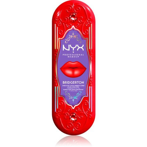 NYX Professional Makeup Bridgerton Royal Treasures set za usne nijansa 04 2 kom Slike