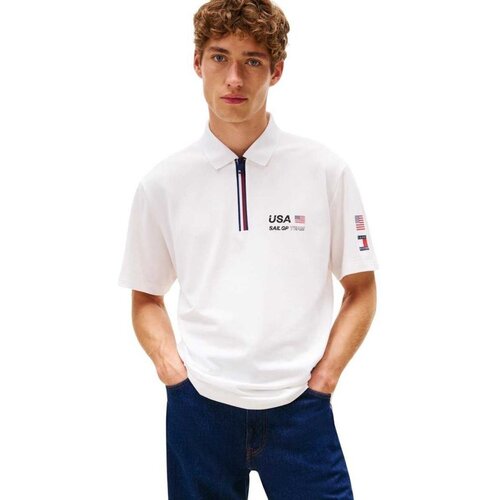 Tommy Hilfiger x u.s. sail gp team - muška majica sa kratkim zipom Cene