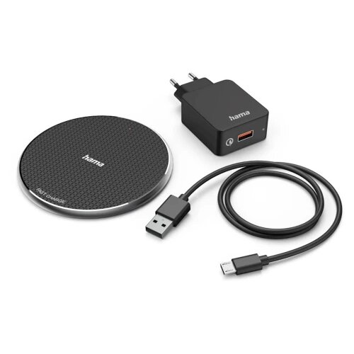 Hama Wireless punjač set "QI-FC10" 10W crni Cijene