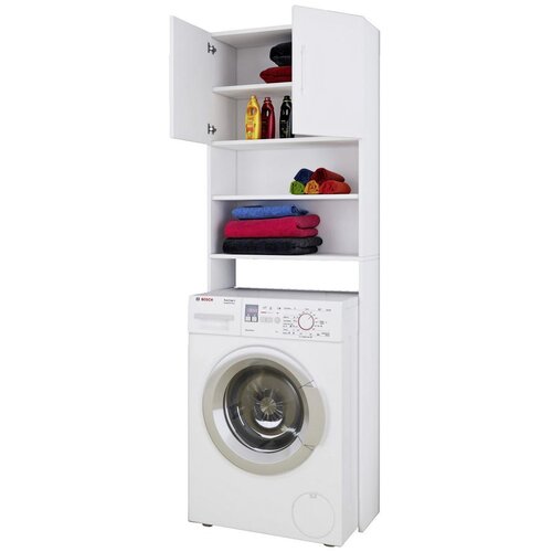 MID.YOU omarica za pralni stroj jutas, bela, 64 cm Slike