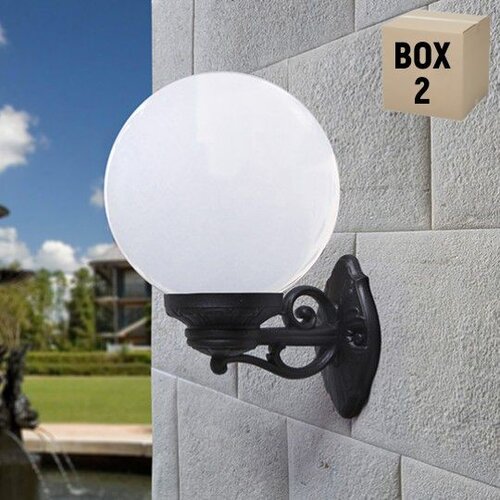 Fumagalli zidna lampa crna na gore/dole IP55 1xE27 G25.131.000.E27 BISSO/G250 Cene