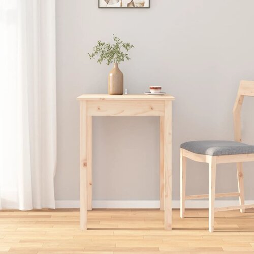  Blagovaonski stol 55 x 55 x 75 cm od masivne borovine Slike