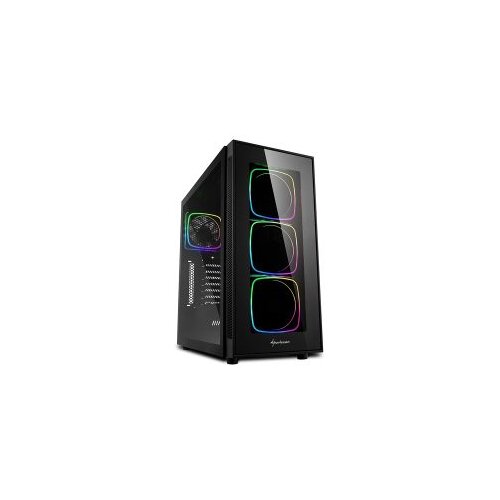  Kući&scaron;te SHARKOON gaming, TG6 RGB Addressable black ATX, 4x 120mm LED Cijene