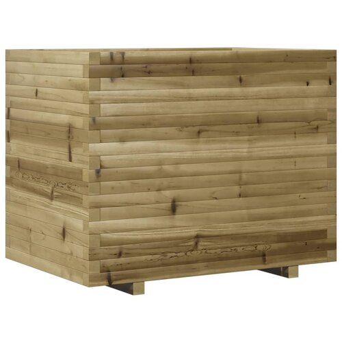 Maison Chic Vrtno cvetlično korito - Cvetlični Lonec 90x60x72,5 cm impregnirana borovina, (21789057) Slike