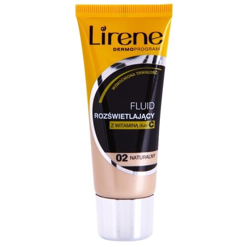 Lirene Vitamin C posvjetljujući tekući puder za dugotrajni efekt nijansa 02 Natural 30 ml Cijene