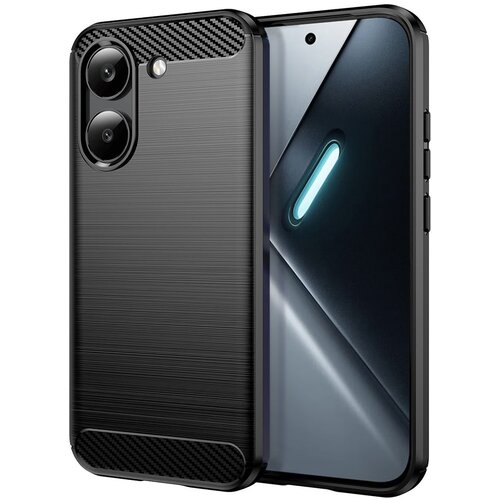 Techsuit Carbon Silicone maska za Xiaomi Poco X8 Pro &ndash; crna Cijene