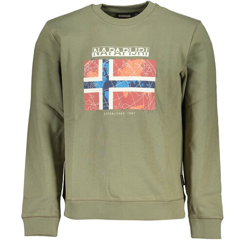 Napapijri GREEN MEN&amp;amp;#39;S ZIPLESS SWEATSHIRT Slike