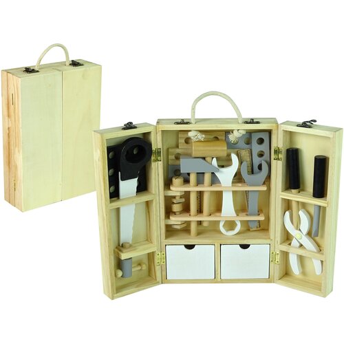 Lean Toys Set lesenega orodja v kovčku, (20378803) Cene