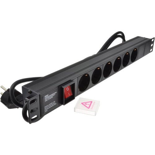 ExeLink Razvodni PDU panel za rack 19 in, sa 6 utičnih mesta, kabl 2m (aluminijum) Cene