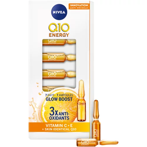 Nivea Q10 Energy Vitamin C + E 7-dnevni poživljajoči tretma za kožo 7 ml za ženske