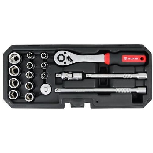 Würth Red Stripe Set nasadnih ključeva 1/4'', 17 komada (5763114017) Cene