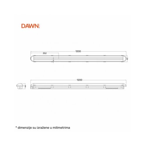 VODODIHT LED WT-112B 20/26/33/40W CCT IP65 IK08 Cene