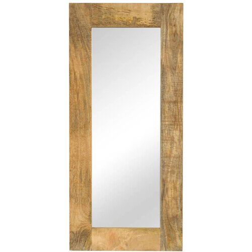 vidaXL Ogledalo iz trdnega mangovega lesa 50x110 cm, (20743517) Cene