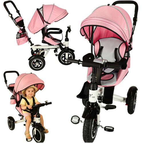  Tricikl za djecu Trike Fix V3 &amp;ndash; roza boja Slike