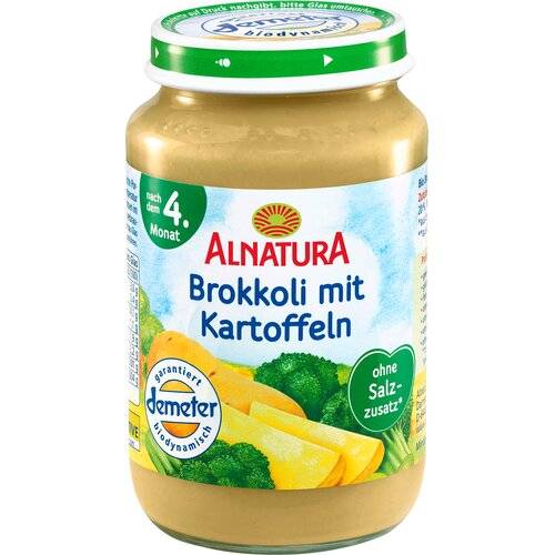 BIO otro&scaron;ka hrana - brokoli s krompirjem - 190 g Cene