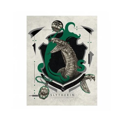 Fanattik Harry Potter Art Print : Slytherin Cene