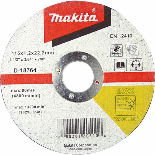 Makita Rezna ploča 115x1.2mm INOX D-18817 Slike
