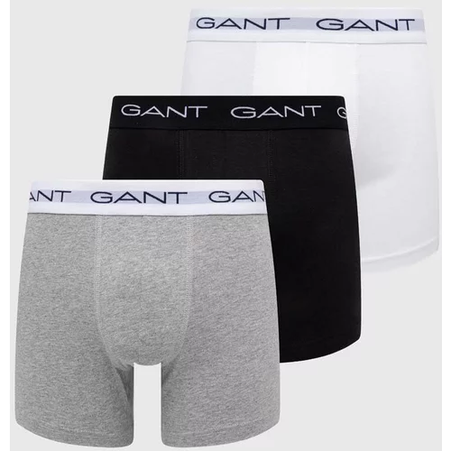 Gant Bokserice 3-pack za muškarce, boja: siva