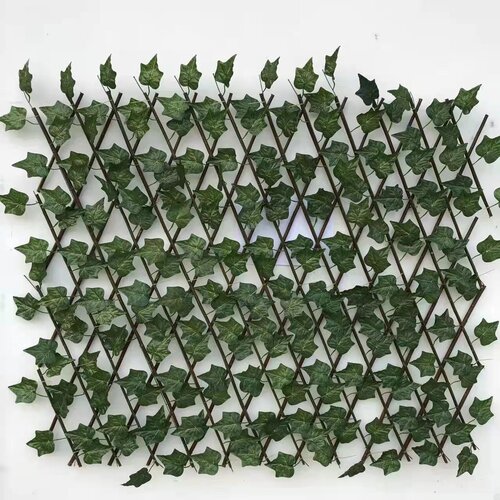 Vixson Zložljiva Vrtna Ograja, pregradna ograja z listi 2x 30x80 cm | G2REENFENCE, (21239617) Slike