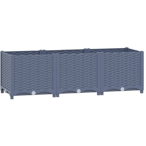 VidaXL Visoka greda 120x40x38 cm polipropilen, (20618546) Slike