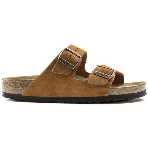 Birkenstock Sandali & Odprti čevlji Arizona SF Suede Leather Narrow - Mink Kostanjeva Cene