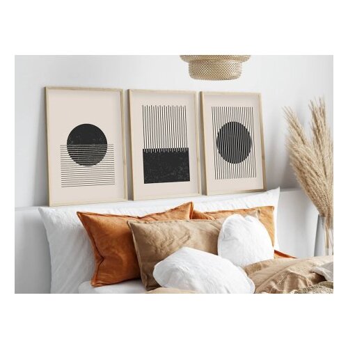 WALLXPERT Uramljena slika Huhu212, 30x40 cm , 3 dijela Cijene