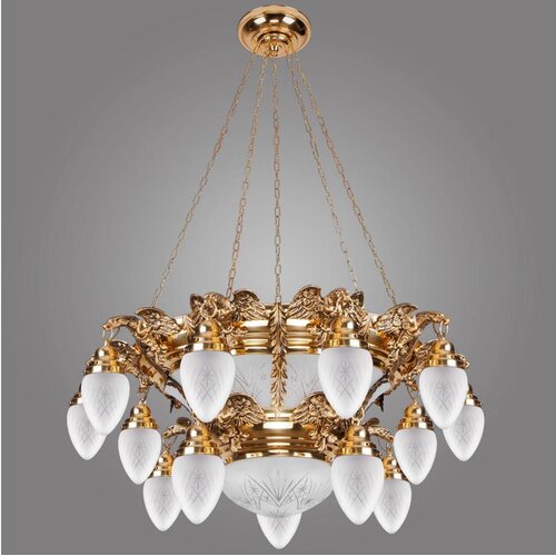  Kemar OW150 - Luster OURO EAGLE 15xE27/60W/230V + 6xE27/100W/230V Cene